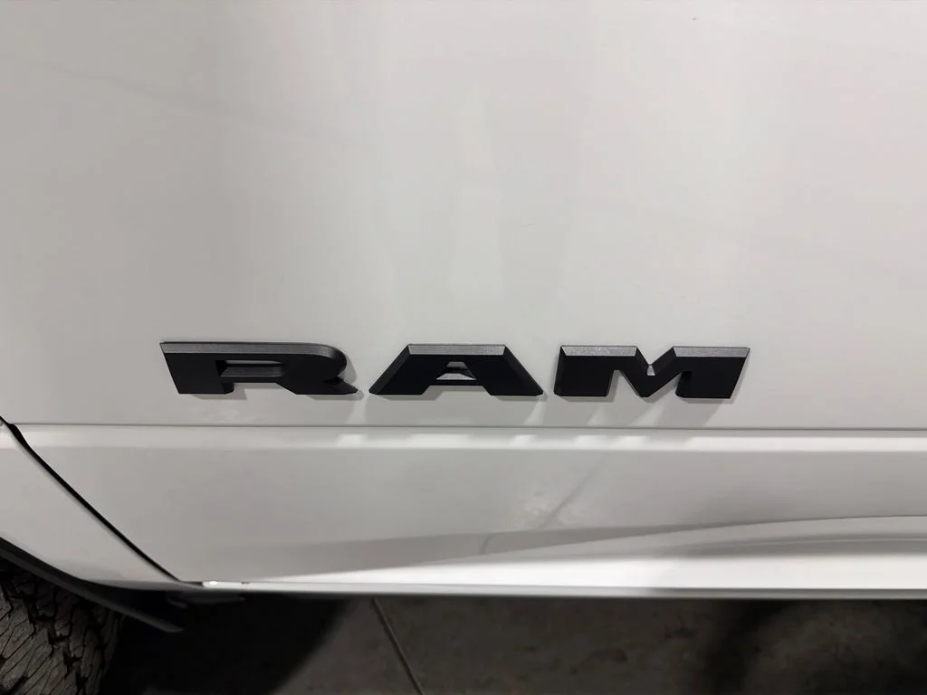 New 2026 Bright White Clear-Coat Exterior Paint RAM Laramie image 12