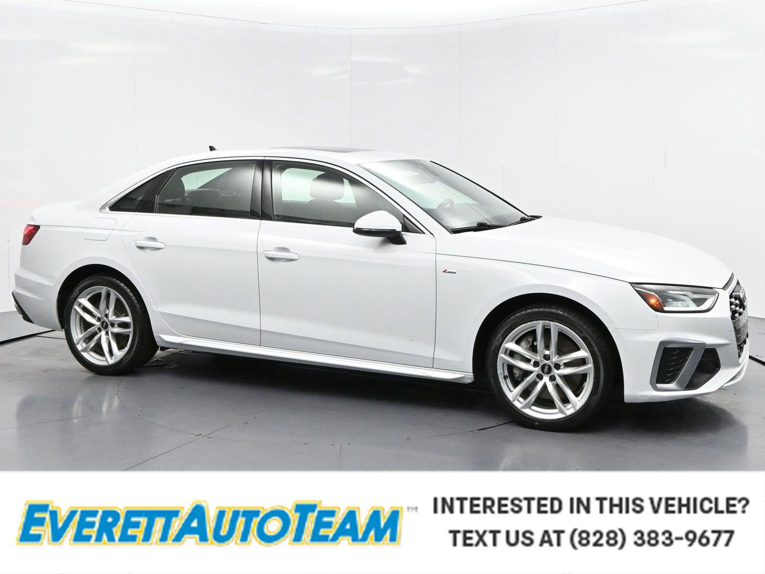 Used 2021 Glacier White Metallic Audi S line Premium image 1