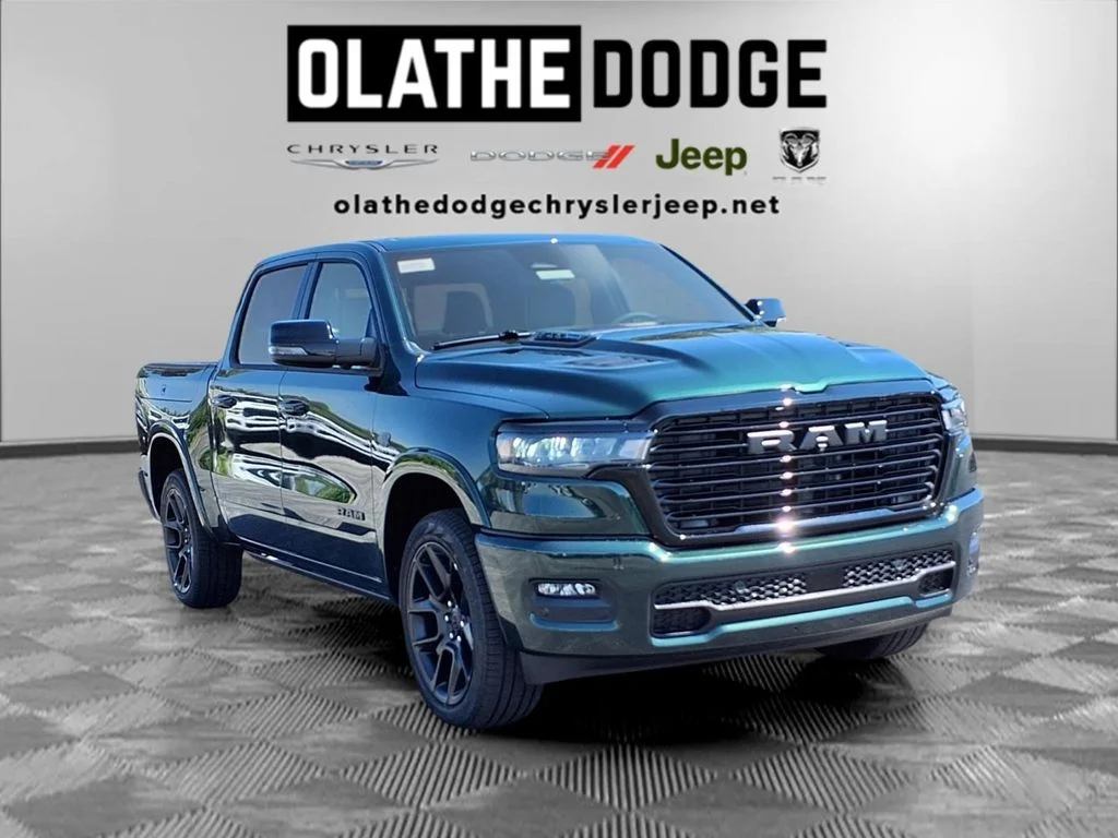 New 2027 Serrano-Green Metallic Exterior Paint RAM Laramie image 28