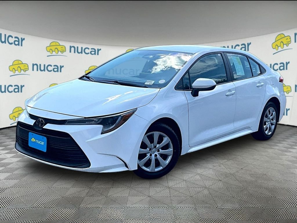 Certified Used 2024 White Toyota LE image 2