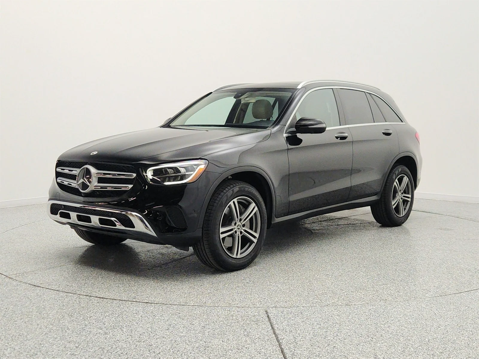 Used 2020 Black Mercedes-Benz GLC 300 4MATIC® SUV image 1
