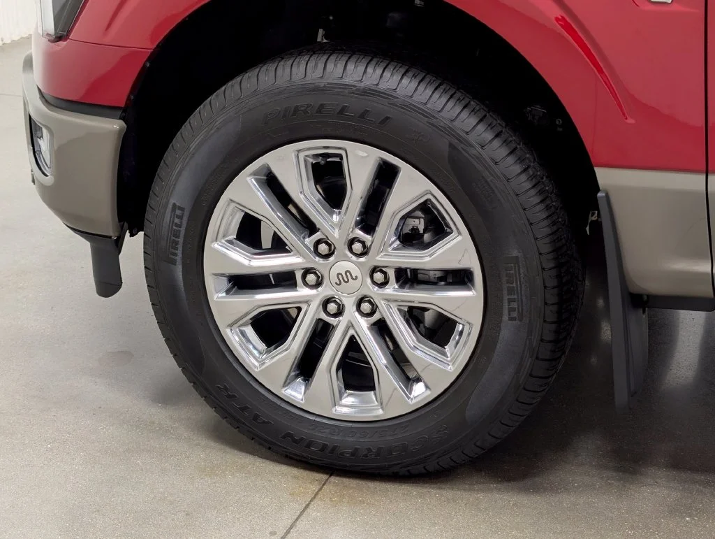 Certified Used 2025 Rapid Red Metallic Tinted Clearcoat Ford King Ranch image 2