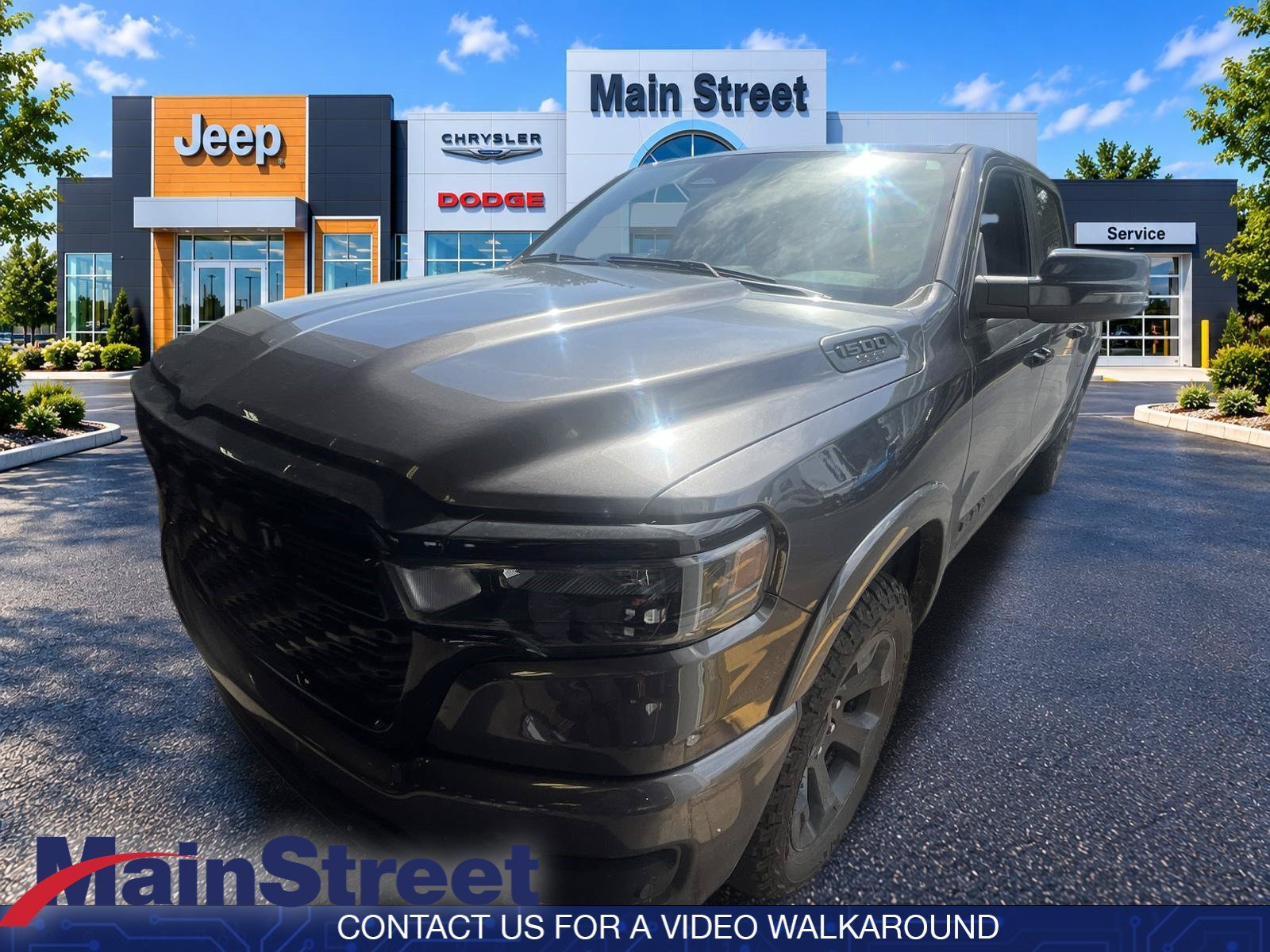 Used 2025 Granite Crystal Metallic Clearcoat Ram Big Horn image 3