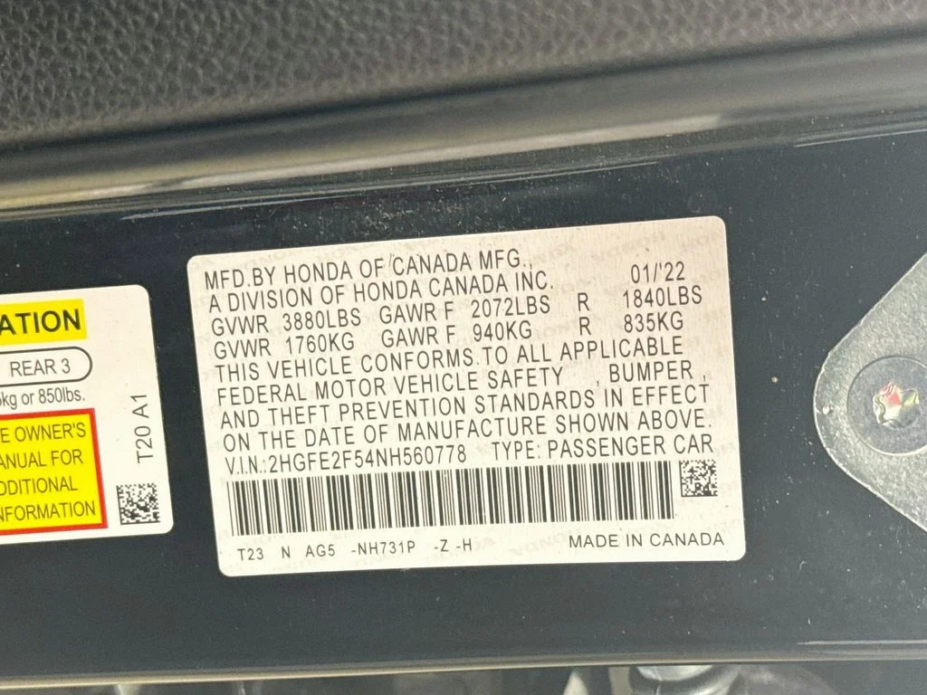 Used 2022 Crystal Black Pearl Honda Sport image 28