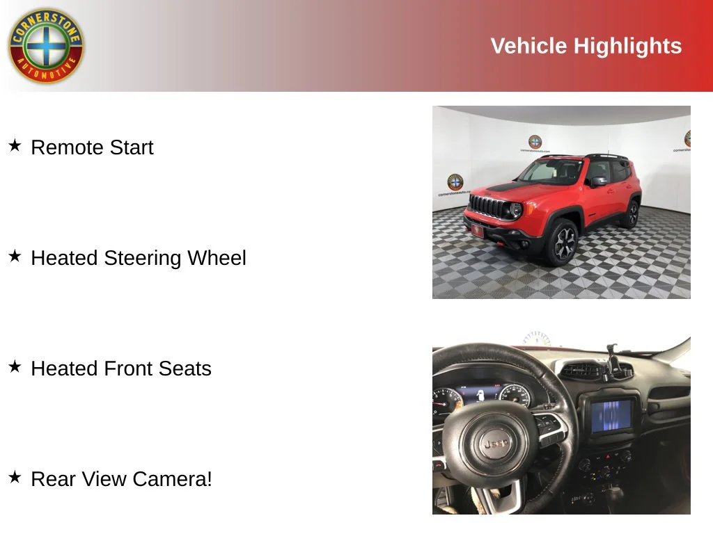Used 2019 Jeep Renegade Trailhawk with VIN ZACNJBC14KPK71172 for sale in Elk River, Minnesota