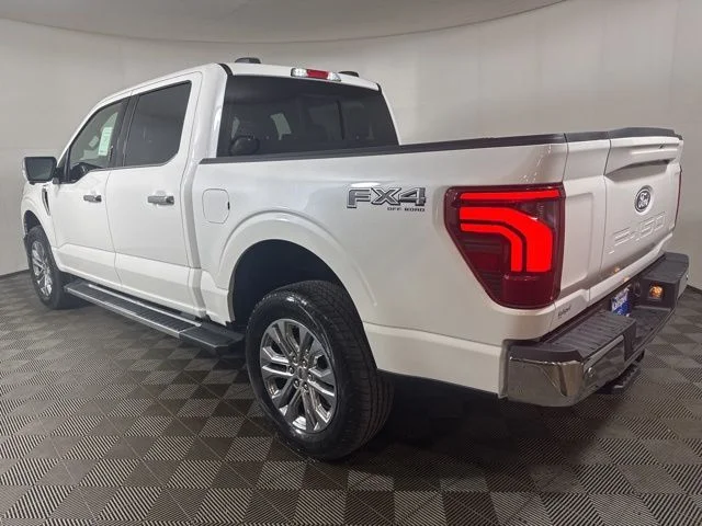 New 2026 Star White Metallic Tri-Coat Ford Lariat image 6