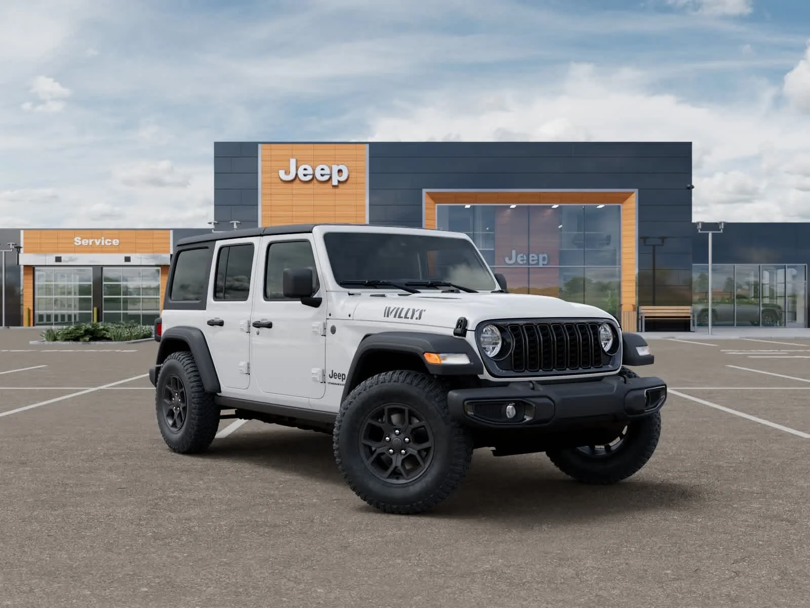 New 2026 Bright White Clearcoat Jeep Willys image 5