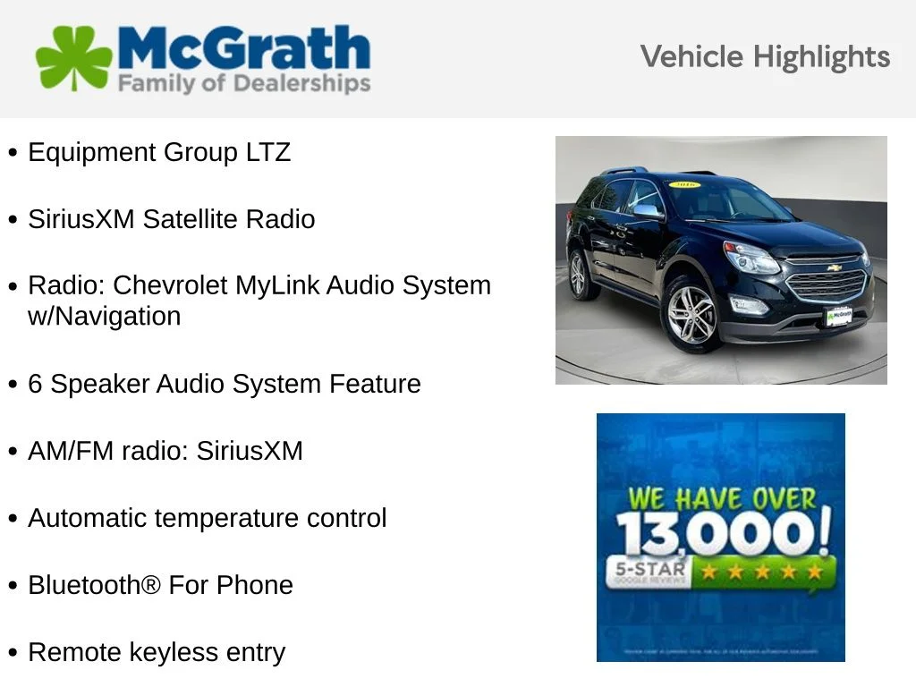Used 2016 Black Chevrolet LTZ image 6