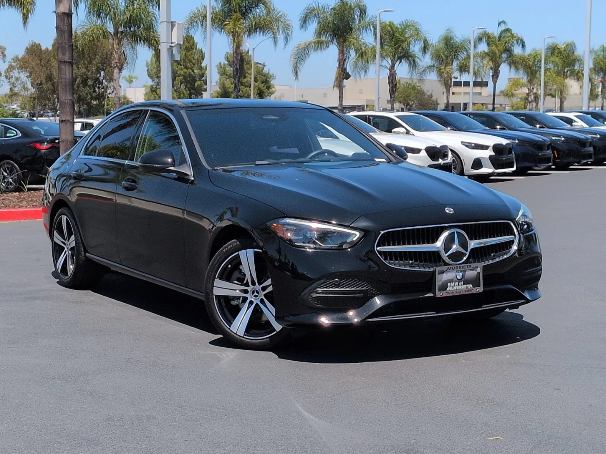 Used 2025 BLACK Mercedes-Benz C300 image 1