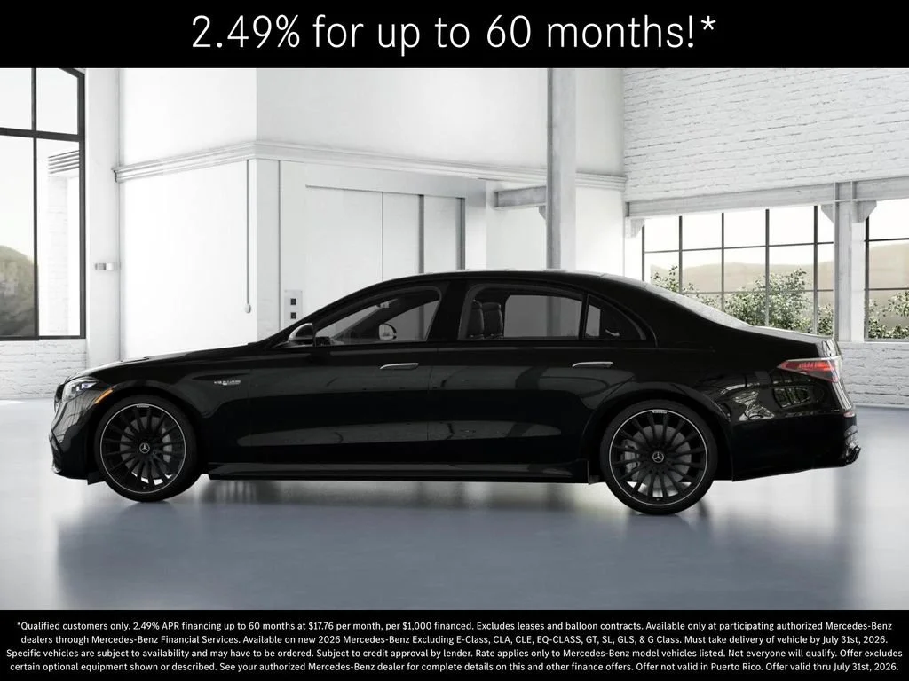 New 2026 Obsidian Black Metallic Mercedes-Benz AMG® S 63 E 4MATIC Sedan image 75