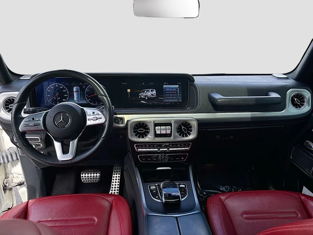 Used 2021 designo Diamond White Metallic Mercedes-Benz G 550 image 48