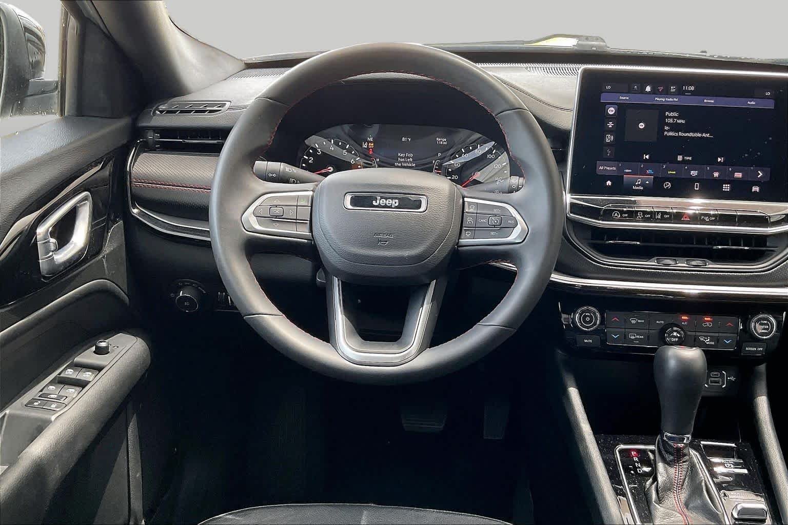Used 2025 Bright White Clearcoat Jeep Trailhawk image 6