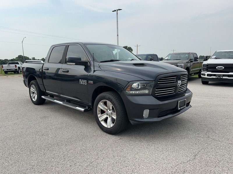 Used 2016 Granite Crystal Metallic Clearcoat Ram 4WD Crew Cab 140.5" Sport image 8