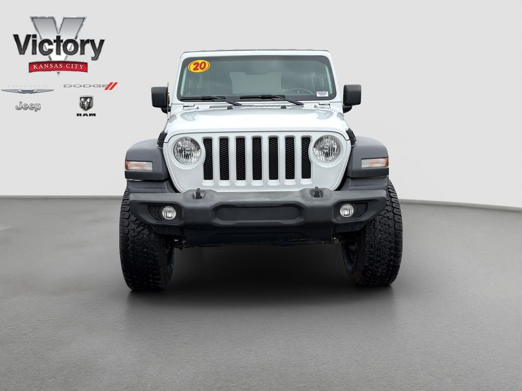 Used 2020 Jeep Wrangler Unlimited Sport S with VIN 1C4HJXDN0LW226765 for sale in Kansas City