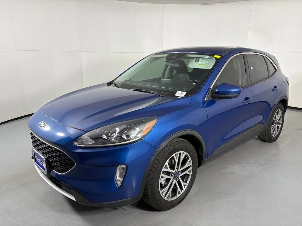 Used 2022 Blue Metallic Ford SEL image 4