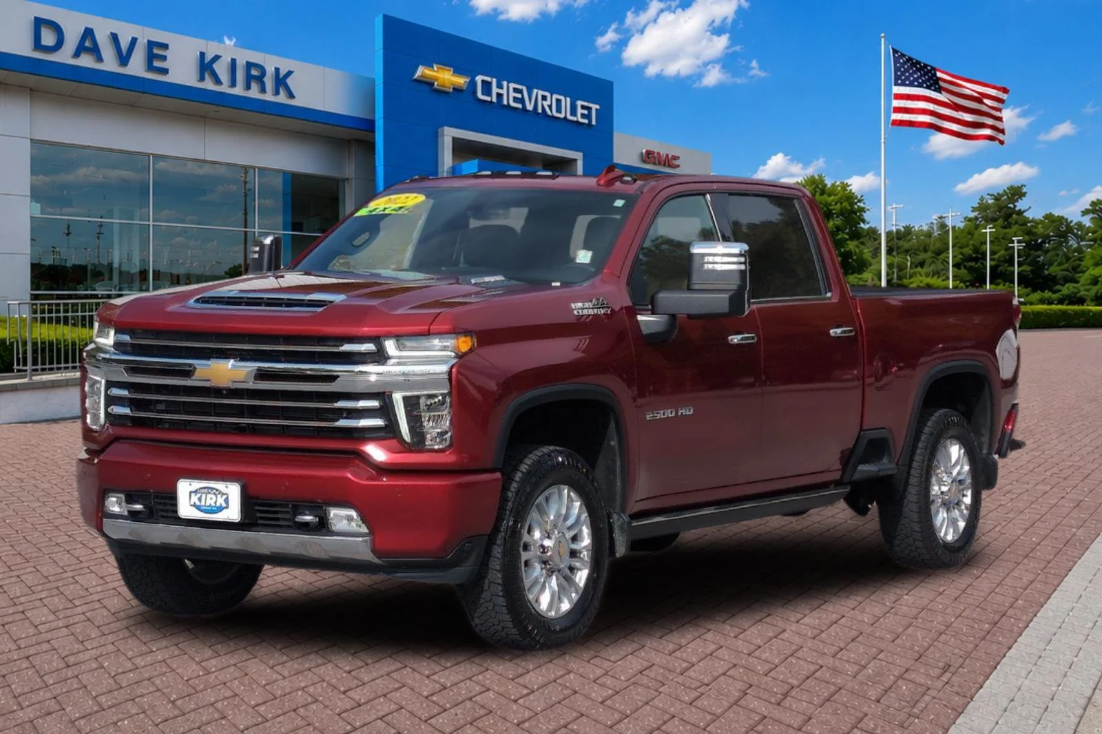 Used 2022 CHERRY RED TINTCOAT Chevrolet High Country image 7