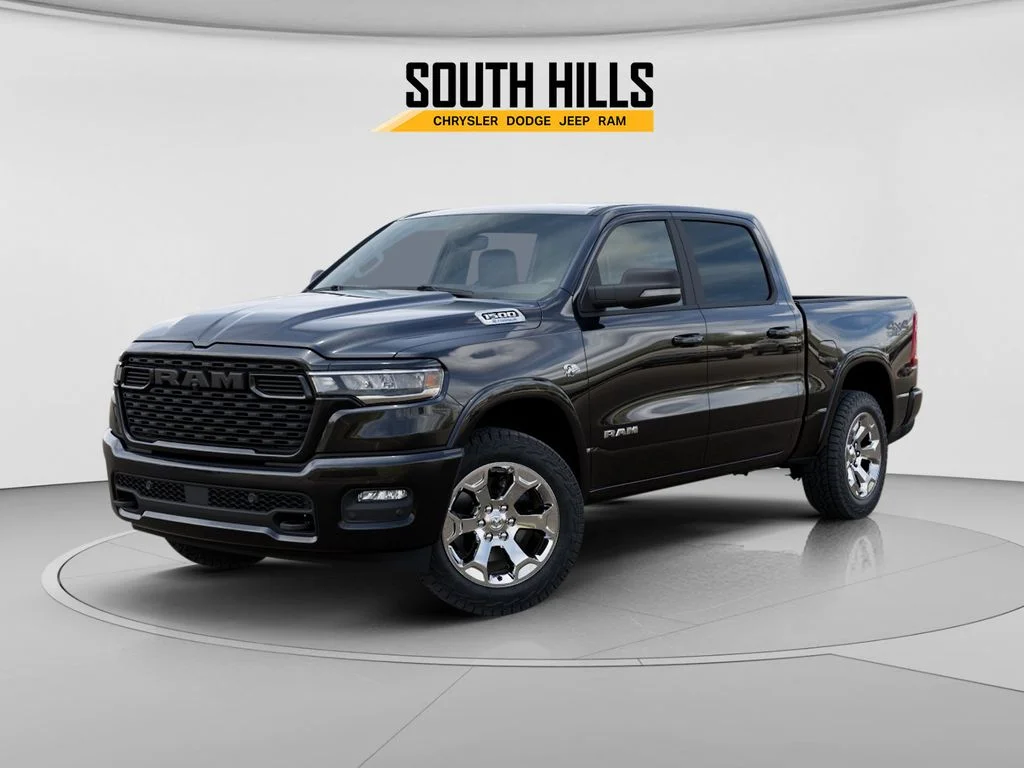 New 2026 Diamond Black Crystal Pearl-Coat Exterior Paint RAM Big Horn/Lone Star image 1