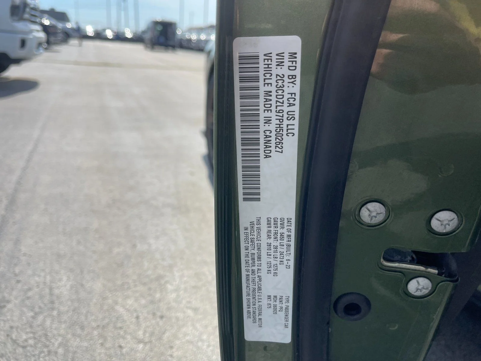 Used 2023 Green Dodge SRT Hellcat Redeye Widebody Jailbreak image 33