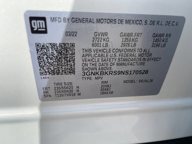 Certified Used 2022 IRIDESCENT PEARL TRICOAT Chevrolet RS image 30