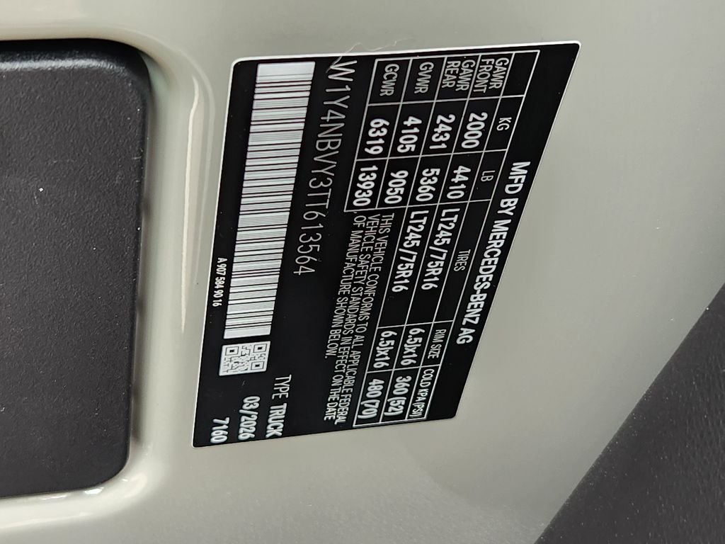 New 2026 Stone Grey Mercedes-Benz CARGO image 12