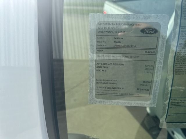 New 2026 Oxford White Ford XLT image 35