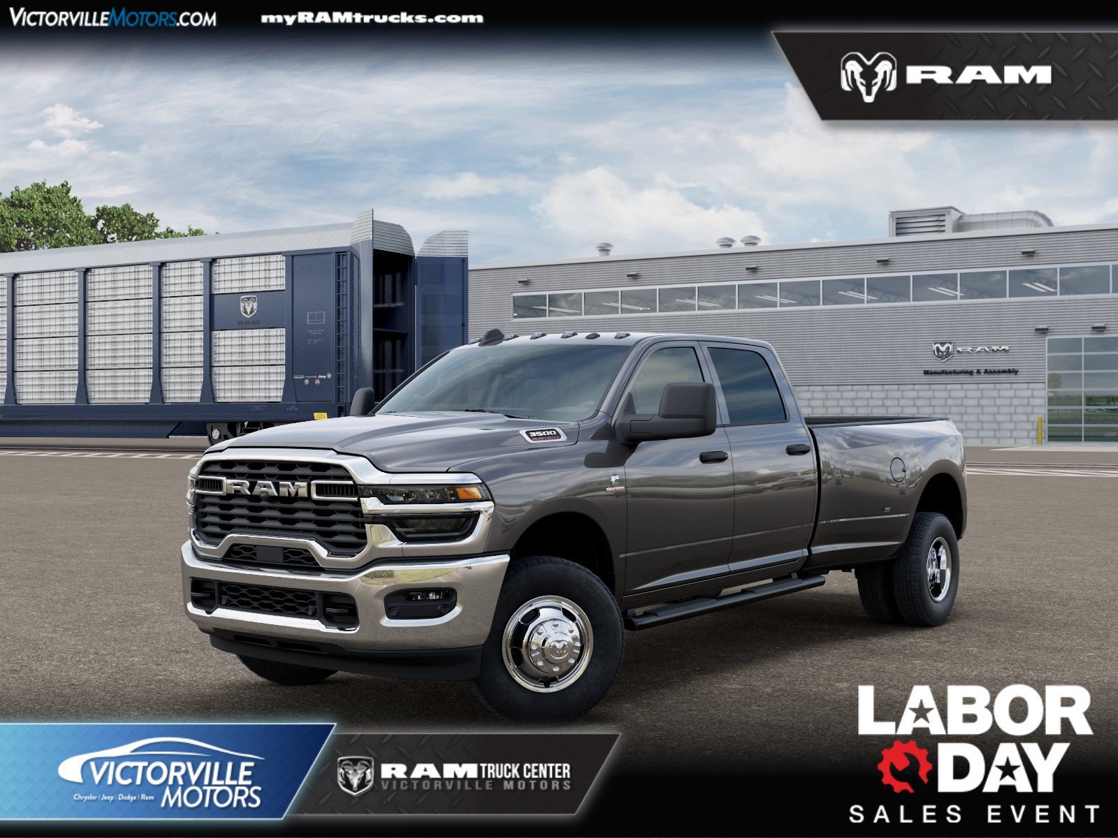 New 2026 Granite Crystal Metallic Clear-Coat Exterior Paint RAM Tradesman image 1