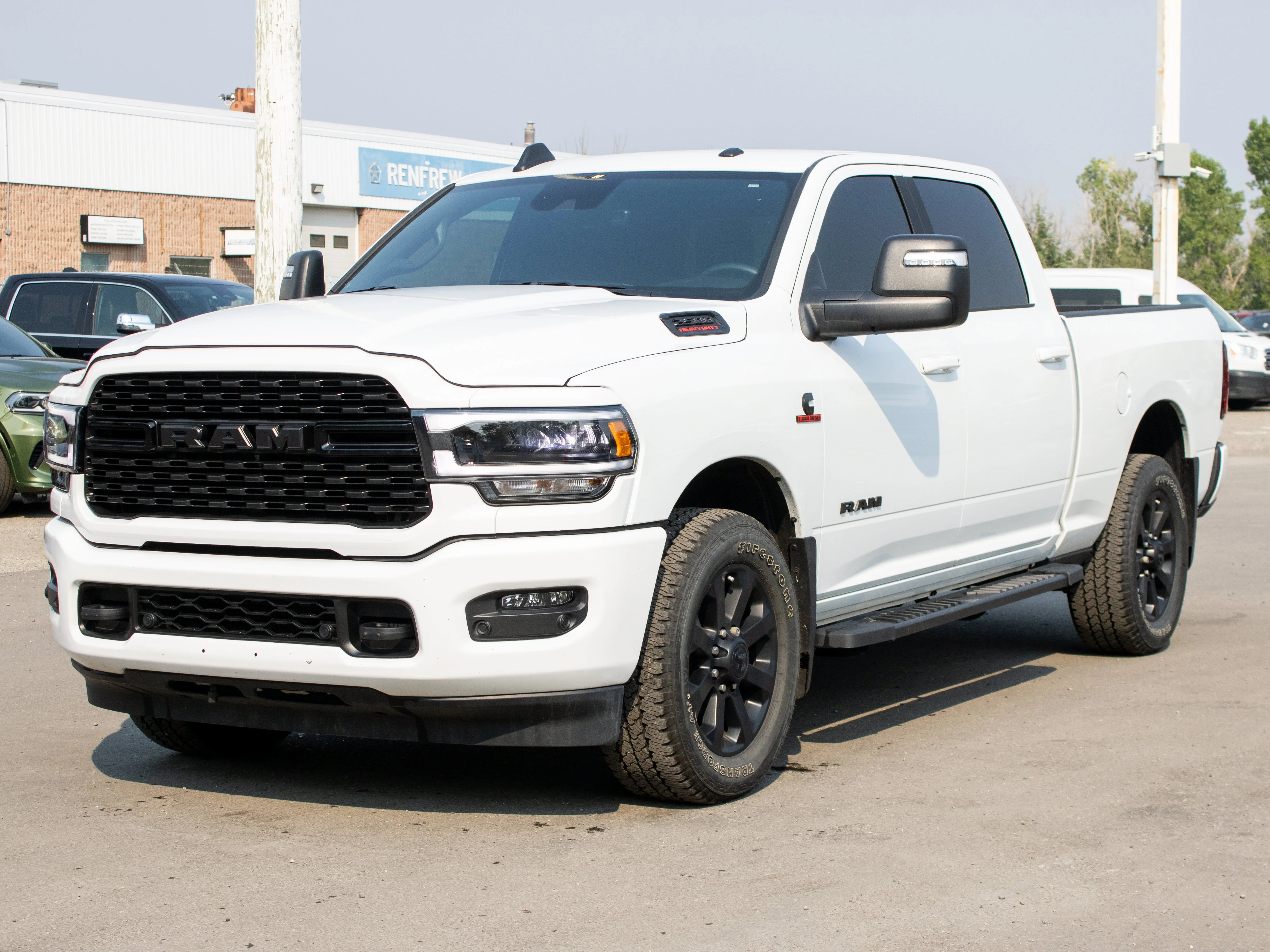 Used 2024 White RAM Big Horn* Night Edition | 6.7L Cummins Turbo Diesel | Heated Seats & Steering Wheel | image 4