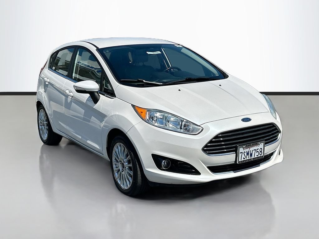 Used 2016 White Platinum Clearcoat Metallic Ford Titanium image 3