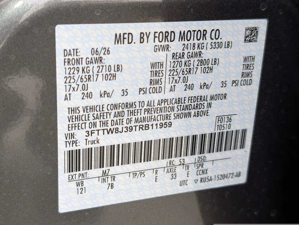New 2026 Carbonized Gray Metallic Ford XLT image 24