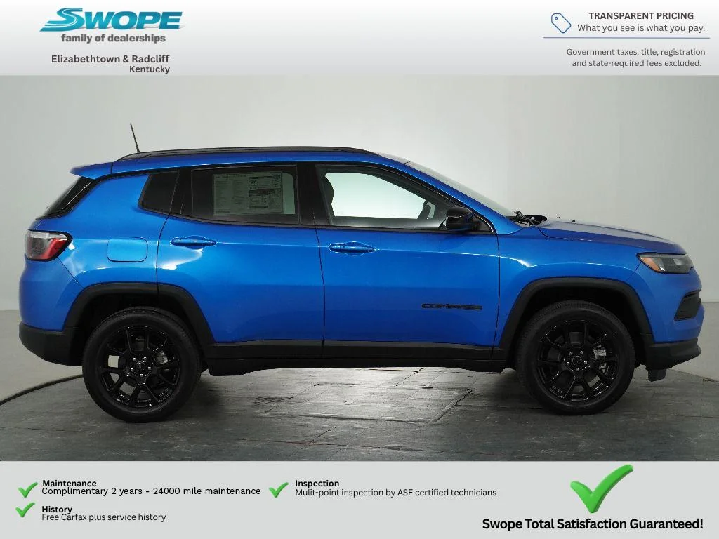 New 2026 Hydro Blue Pearl-Coat Exterior Paint Jeep Latitude Altitude image 2