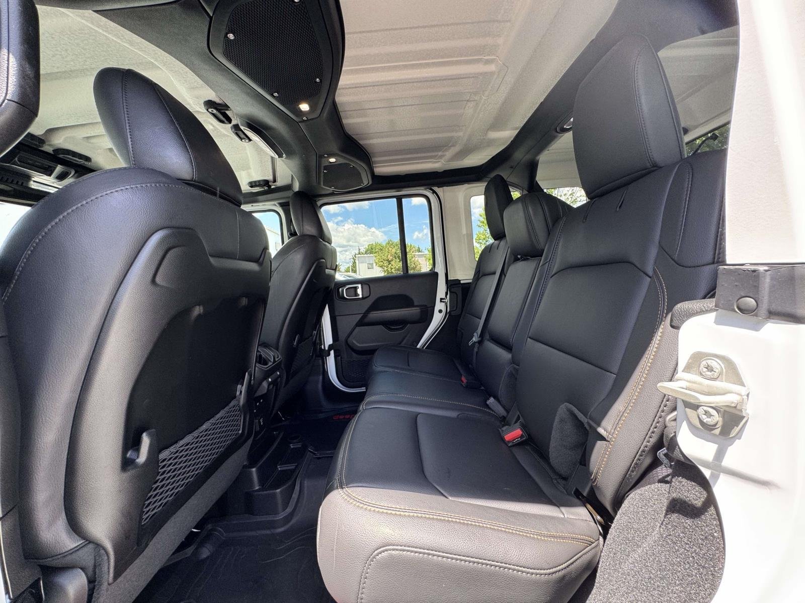 Used 2024 Bright White Clearcoat Jeep Sahara image 13