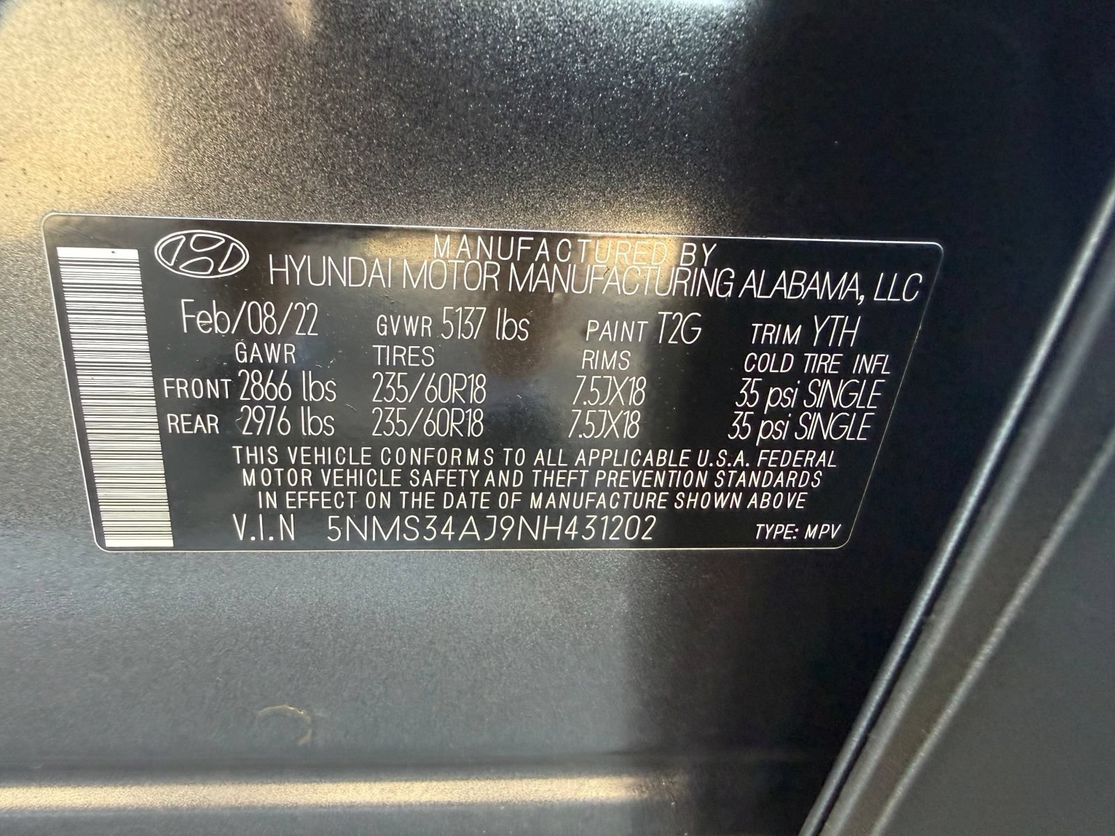 2022 Hyundai Santa Fe SEL - Photo 47