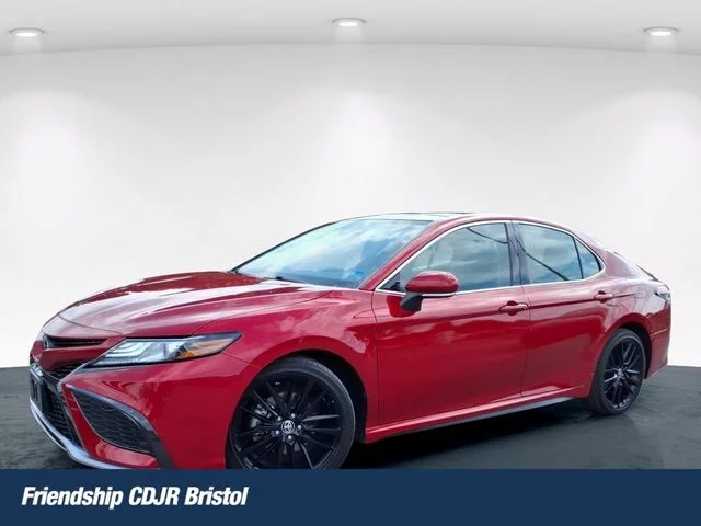 Used 2021 Red Toyota XSE image 1