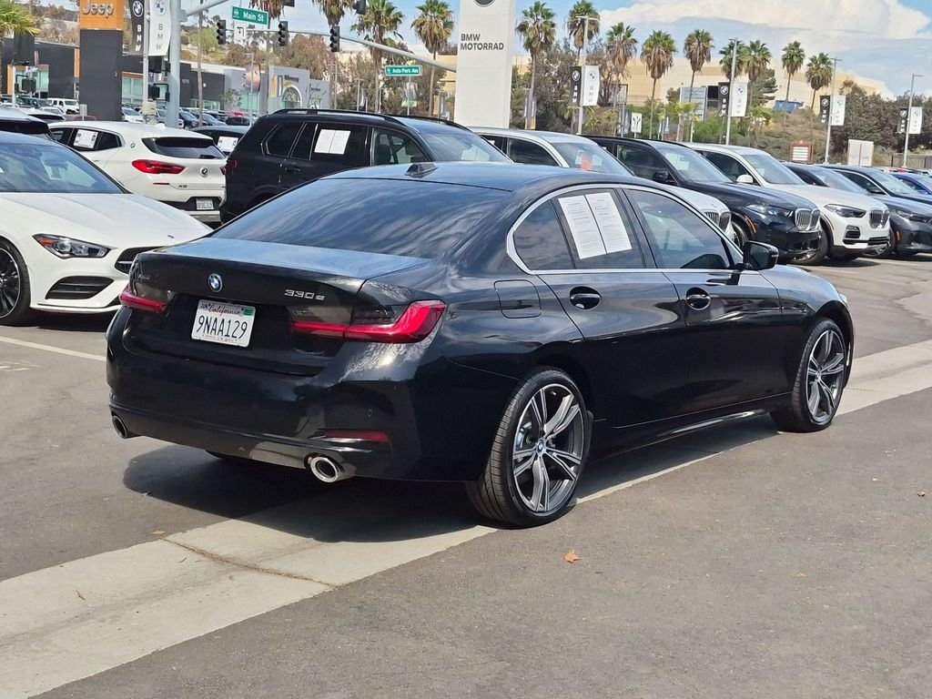 Used 2024 Black BMW 330e xDrive image 6