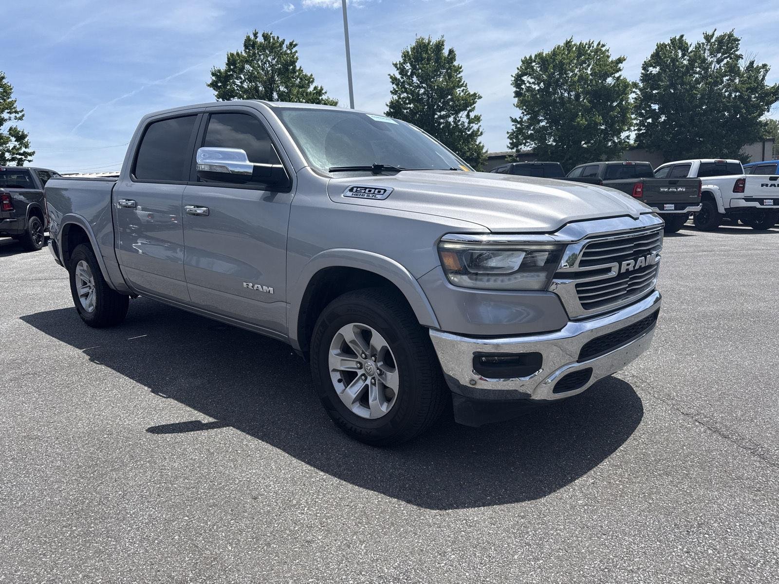 Used 2020 Billet Silver Metallic Clearcoat Ram Laramie image 1