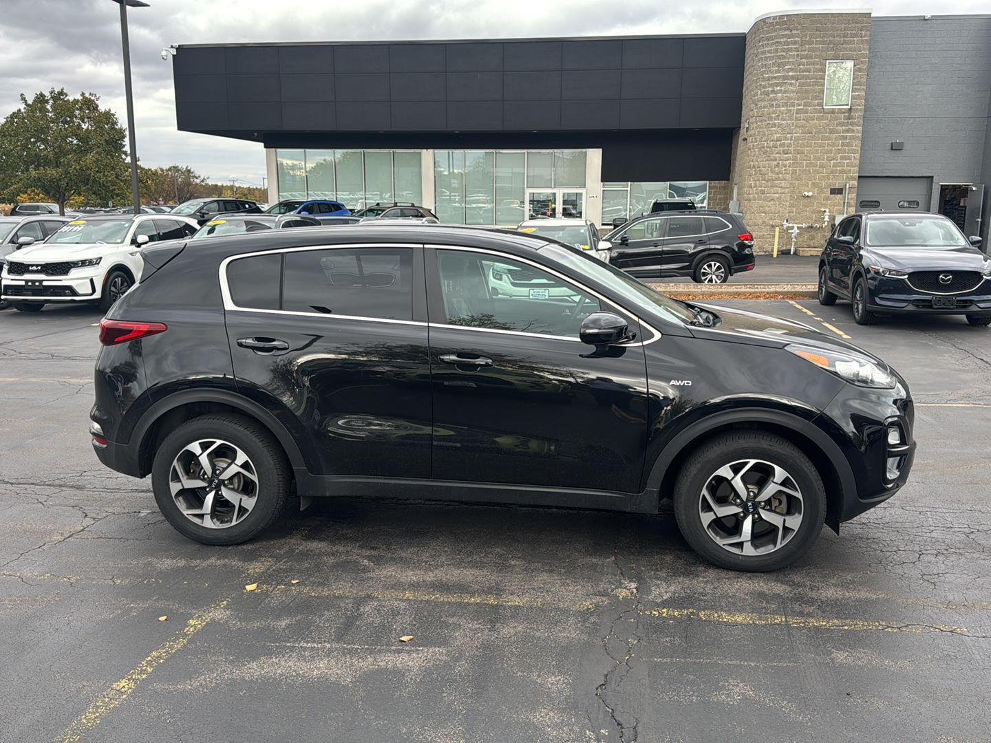 Used 2021 Black Cherry Kia LX image 10