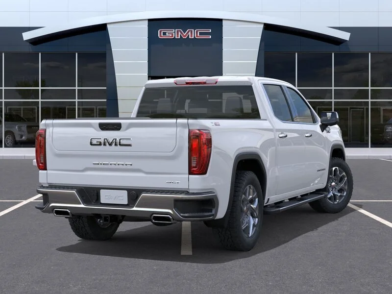 New 2026 Glacier White Tricoat GMC SLT image 4