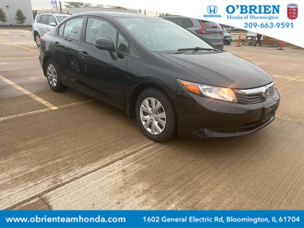 Used 2012 Crystal Black Pearl Honda LX image 1
