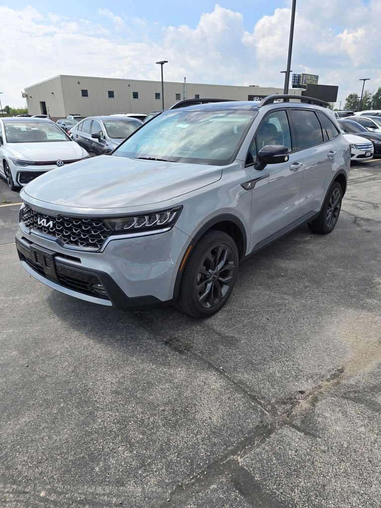 Used 2023 Wolf Gray Kia X-Line EX image 2