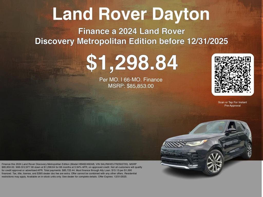 New 2024 Santorini Black Land Rover Metropolitan Edition image 6