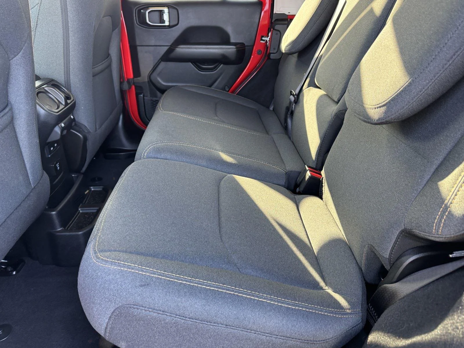 Certified Used 2025 Firecracker Red Clearcoat Jeep Sahara image 13