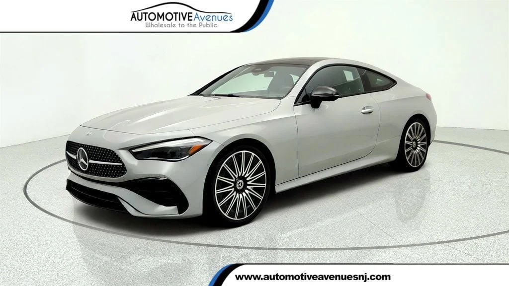 Used 2026 MANUFAKTUR Alpine Grey Metallic Mercedes-Benz CLE 300 4MATIC Coupe w/ AMG® Line & Night Pkgs & 20