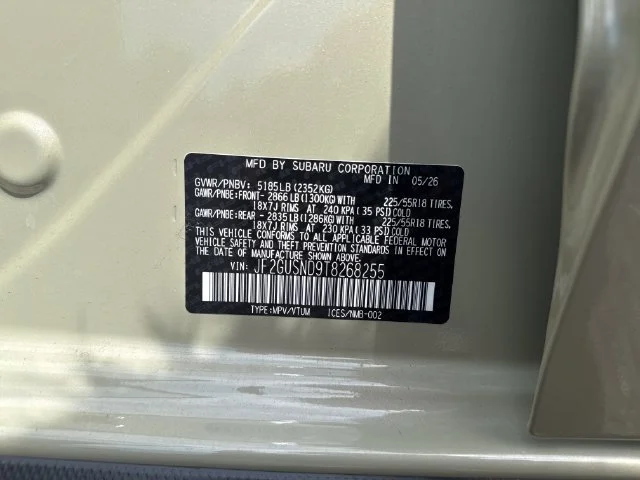 New 2026 SAND DUNE PEARL Subaru Limited Hybrid image 19