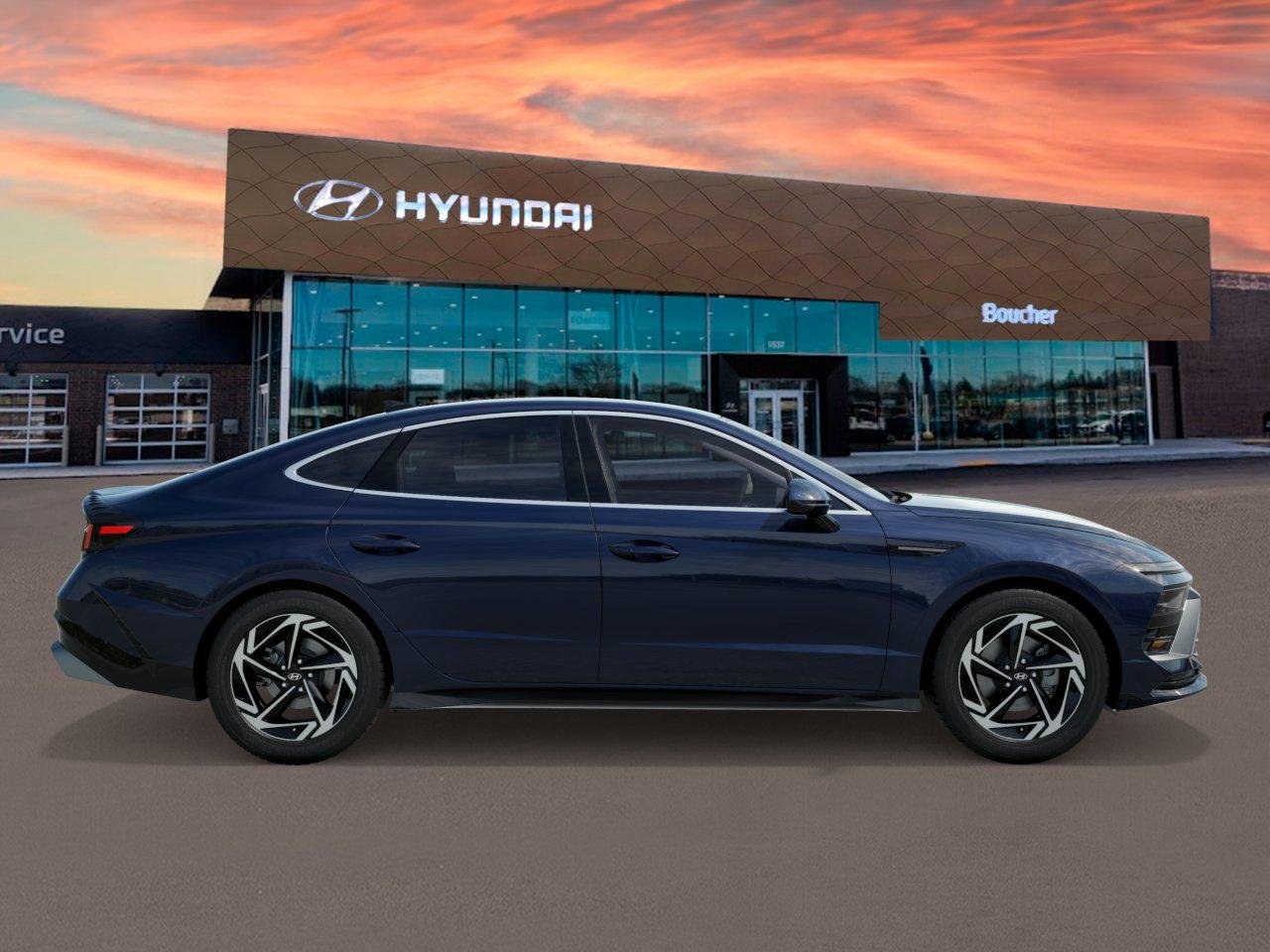 New 2026 Carbon Blue Hyundai SEL Sport image 7