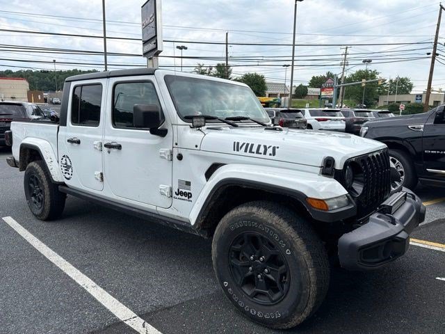 Used 2022 Bright White Clearcoat Jeep Willys image 2