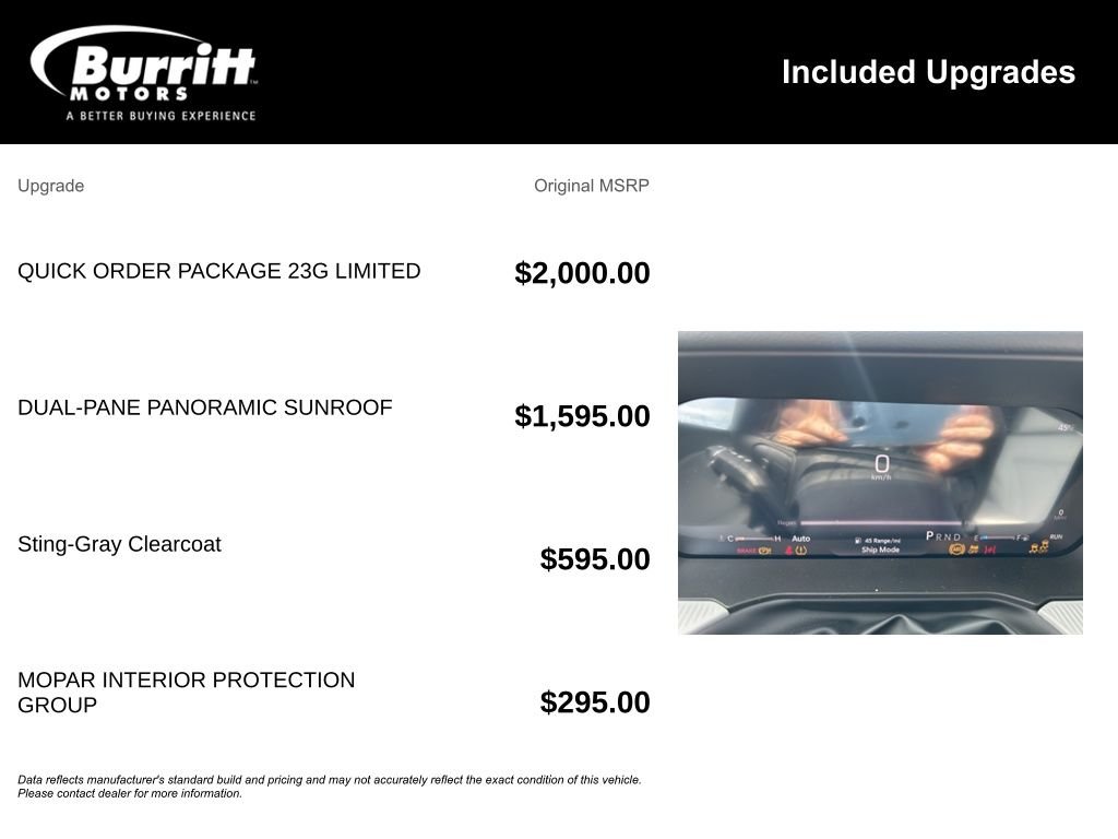 New 2026 Sting-Gray Clear-Coat Exterior Paint Jeep Limited image 6