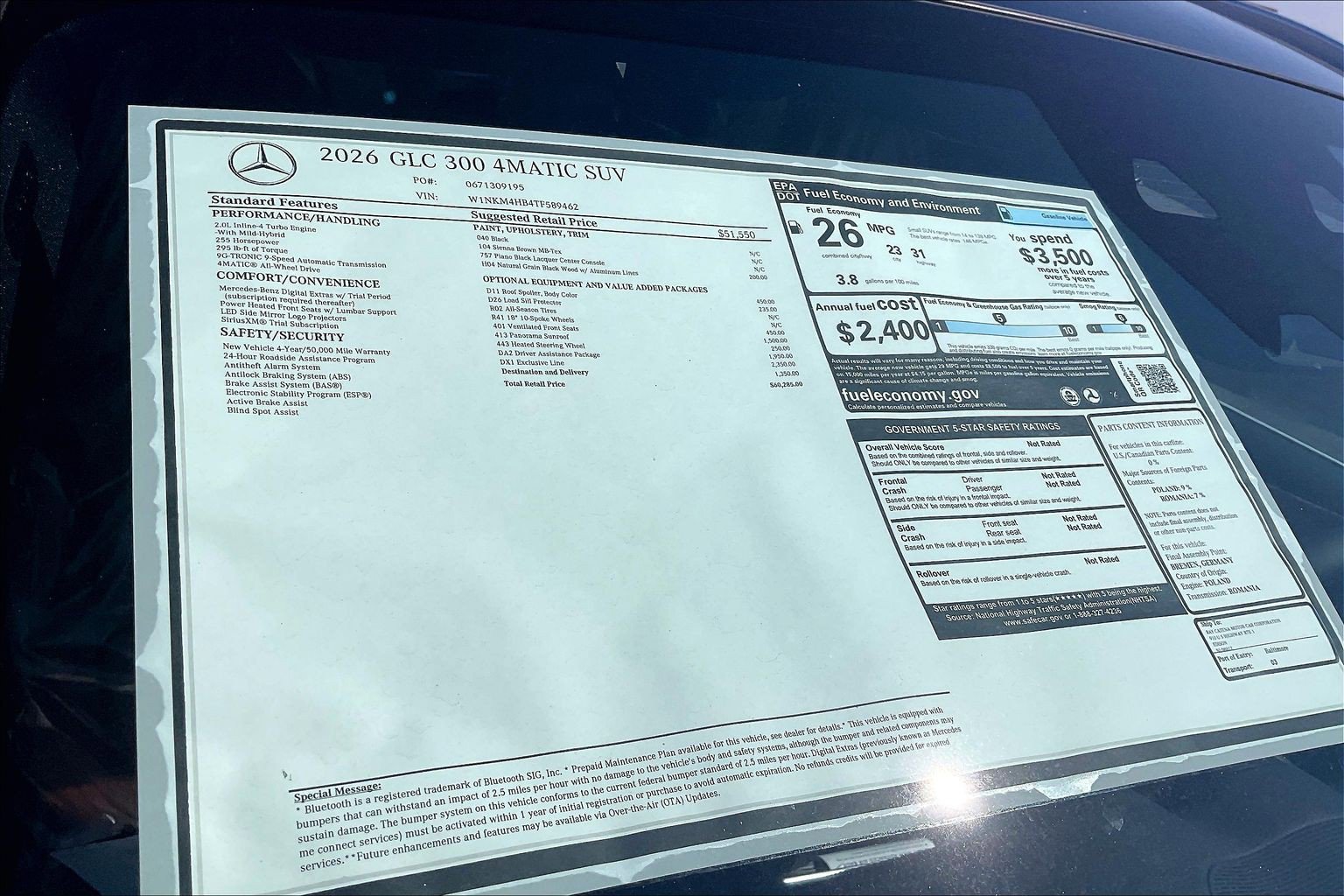 New 2026 Black Mercedes-Benz GLC 300 image 25