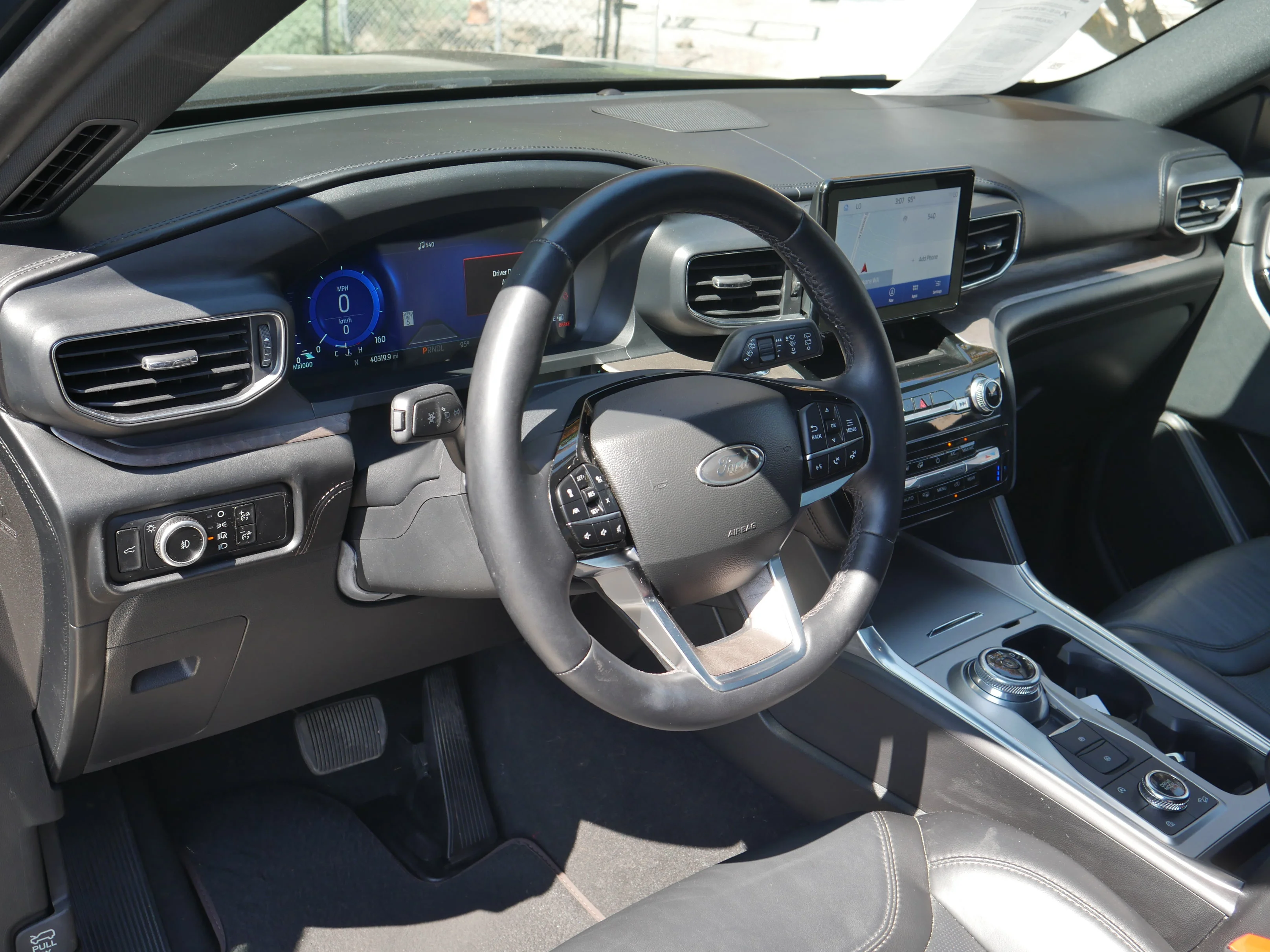 Certified Used 2024 Stone Blue Metallic Ford Platinum image 4