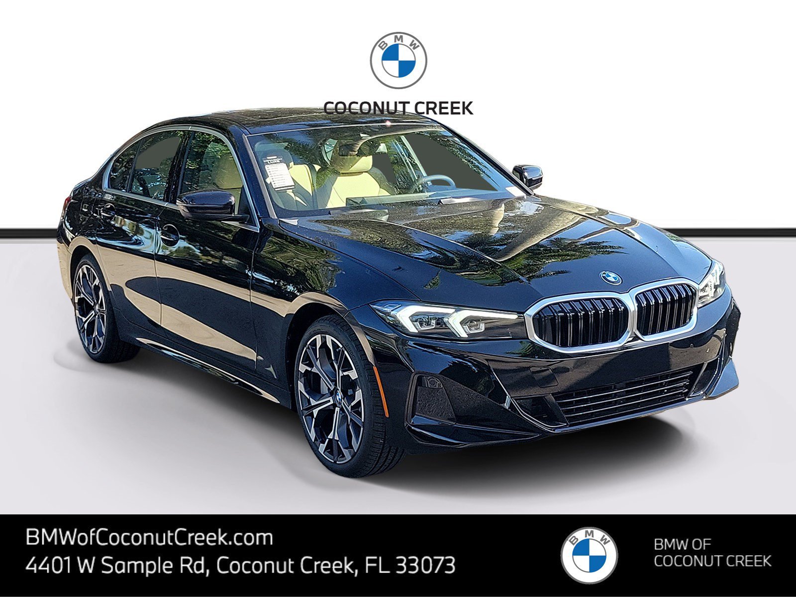 New 2026 Jet Black BMW 330i NA image 1