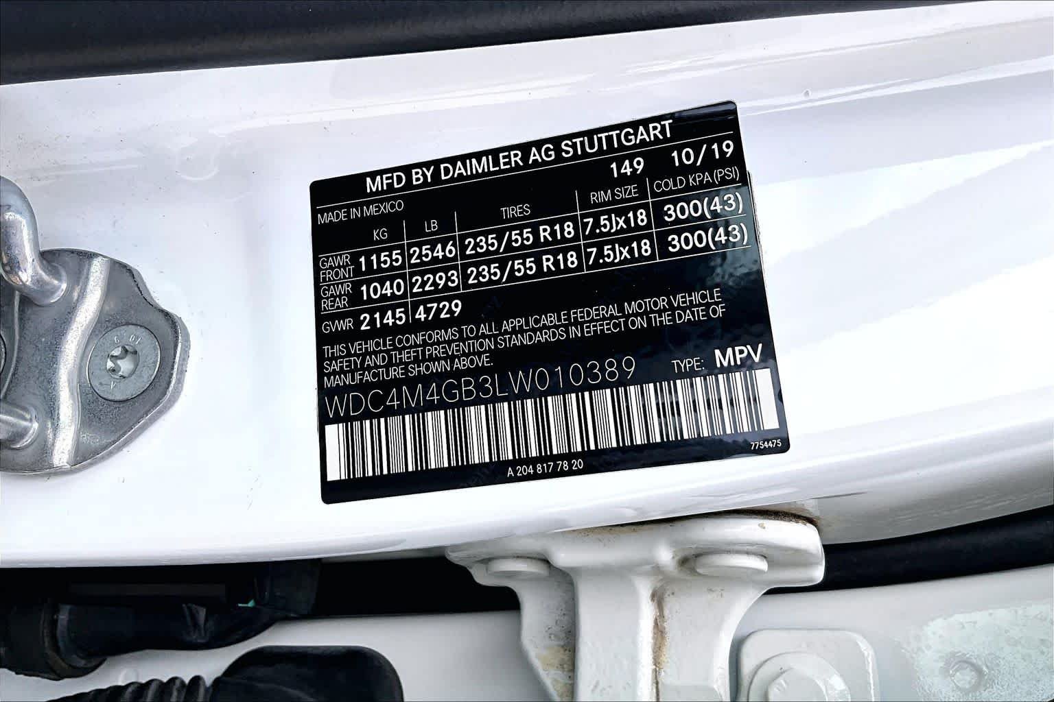 Used 2020 Polar White Mercedes-Benz GLB 250 image 34